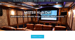 Desktop Screenshot of misterhighdef.com