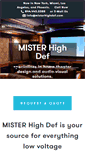 Mobile Screenshot of misterhighdef.com