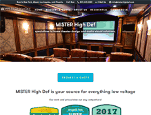 Tablet Screenshot of misterhighdef.com